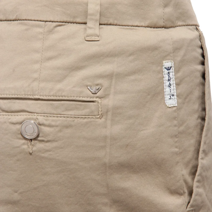 4050Z pantalone donna ARMANI JEANS beige trouser cotton woman